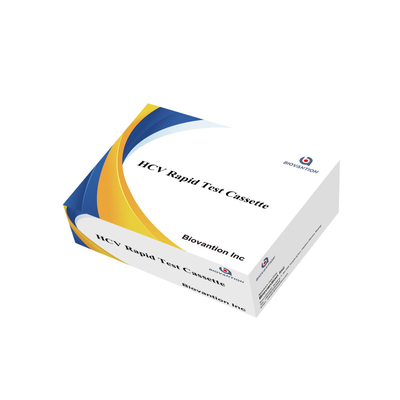 Φαρμακευτική τιμή Ευαισθησία 5-15 λεπτά HCV Ab Strip Cassette Test Kit Για ταχεία αποτελέσματα