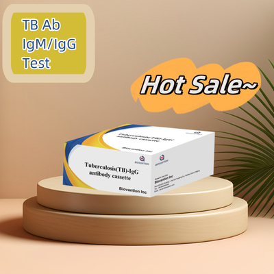 Rapid Test Kit για Ανθρώπινη Φυματίωση / TB Αντιδραστήριο Κολλοειδούς Χρυσού 25 Δοκιμές