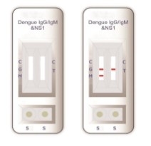 Ένα βήμα δοκιμής DENGUE NS1-IgM/IgG Ολόκληρη ταχεία δοκιμή Για ιατρική χρήση