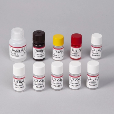 IL-6 Interleukin 6 Elisa Test Kit με 2-3 ώρες χρόνου εξέτασης Biovantion Σόρος / πλάσμα 18 μήνες Χρονοδιάστημα ζωής