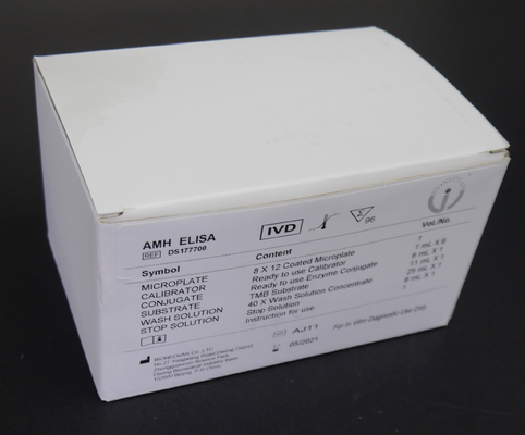 ΚΙΤ Ελέγχου AMH ELISA για πλάσμα ορού 2-3 ώρες Χρόνος εξέτασης 2-8.C Θέρμανση αποθήκευσης
