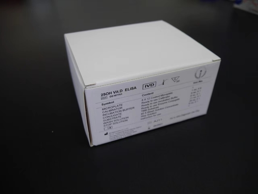 Βιταμίνη D ELISA Test Kit Ειδικότητα ELISA Test Kit με διάρκεια ζωής 18 μηνών 2-3 ώρες Χρόνος δοκιμής με Biovantion