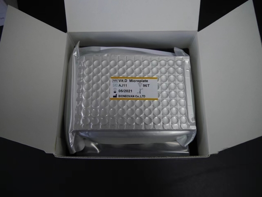 Βιταμίνη D ELISA Test Kit Ειδικότητα ELISA Test Kit με διάρκεια ζωής 18 μηνών 2-3 ώρες Χρόνος δοκιμής με Biovantion
