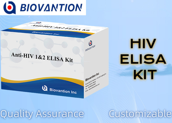 Biovantion Anti- HIV ELISA Test Kit 18 μήνες Χρονοδιάστημα ισχύος για τις δοκιμές HIV- 1 και HIV- 2