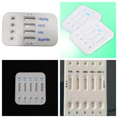 Κίτ για τον έλεγχο του HIV HAV HBsAg SYP 4 σε 1 Επισκόπηση στο σπίτι εύκολη στη χρήση