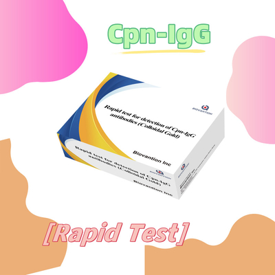 Χλαμιδιαπνευμονία (Cpn) - Αντισώμα IgM Κάρτα κολοειδούς χρυσού αντιδραστήρα ταχείας δοκιμής
