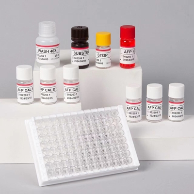 AFP Alpha Fetoprotein Elisa Test Kit Ενζυμικά συνδεδεμένα προϊόντα Σύντομο χρόνο μεταφοράς