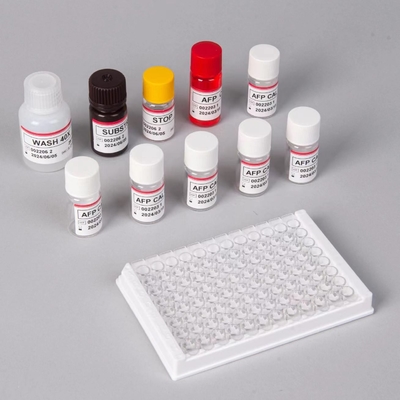 AFP Alpha Fetoprotein Elisa Test Kit Ενζυμικά συνδεδεμένα προϊόντα Σύντομο χρόνο μεταφοράς