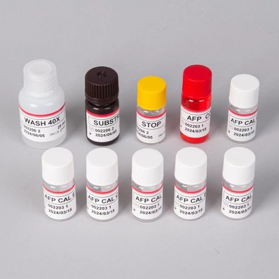 AFP Alpha Fetoprotein Elisa Test Kit Ενζυμικά συνδεδεμένα προϊόντα Σύντομο χρόνο μεταφοράς