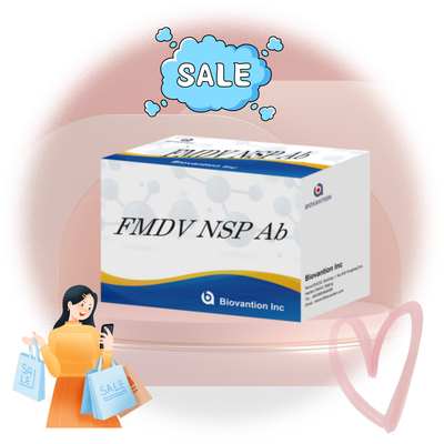 Κίτ δοκιμής ELISA της σειράς ζώων FMDV NSP Ab Ορό αντισώματα διαγνωστικά αντιδραστήρια για ζώα
