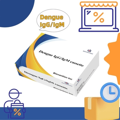 Ταχεία εξέταση IgG / IgM για την Dengue με διάρκεια διατήρησης 24 μηνών και υψηλή ευαισθησία