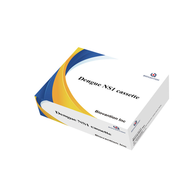 Σταθερό στο ράφι ντεγγού Ns1 Ag Cassette Rapid Colloidal Gold Test για αποτελέσματα δείγματος WB/S/P