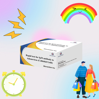 Ακριβές IgM αντισώμα στον ιό Adeno Test Kit για κλινική και εργαστηριακή κασέτα