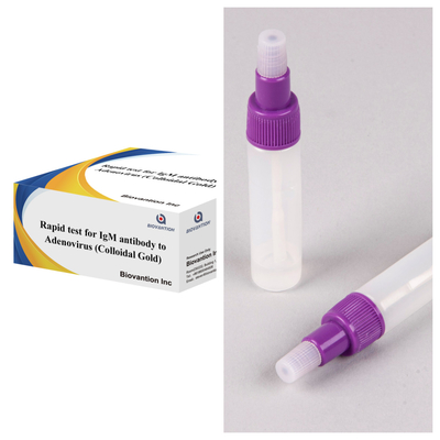 Ακριβές IgM αντισώμα στον ιό Adeno Test Kit για κλινική και εργαστηριακή κασέτα