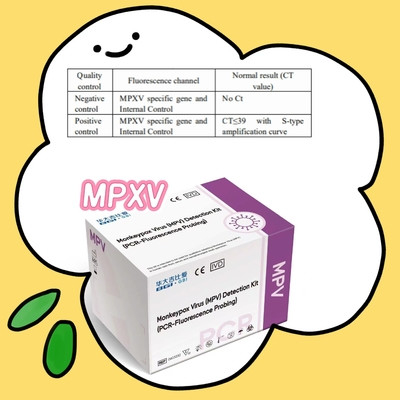 Μπόξ ιός MPXV ιός ευλογιάς πιθηκοειδούς Κιτ ανίχνευσης PCR- φθορισμός
