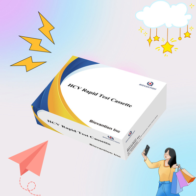 Φαρμακευτική τιμή Ευαισθησία 5-15 λεπτά HCV Ab Strip Cassette Test Kit Για ταχεία αποτελέσματα