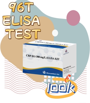 Η ευαισθησία στη βιοαποκάλυψη CRP Elisa Test Kit είναι σταθερή στα 2-8.C