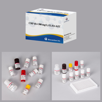 Η ευαισθησία στη βιοαποκάλυψη CRP Elisa Test Kit είναι σταθερή στα 2-8.C