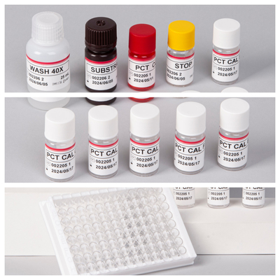 Μεθοδολογία ELISA υψηλής ακρίβειας PCT για ανίχνευση αντιδραστηρίου στον άνθρωπο με δοκιμή 96 για νοσοκομείο