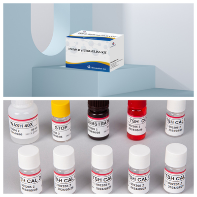 Ειδικότητα Ελέγχου ELISA Kit TSH για επαγγελματικούς σκοπούς Απαιτείται κρύο αποθήκευση