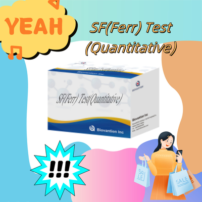 IVD Αντιδραστήρας SF Ferr ELISA Test Kit Κτηνιατρικό όργανο για ποσοτική ανίχνευση της διάγνωσης της φερριτίνης στο ορό