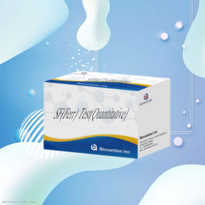 IVD Αντιδραστήρας SF Ferr ELISA Test Kit Κτηνιατρικό όργανο για ποσοτική ανίχνευση της διάγνωσης της φερριτίνης στο ορό