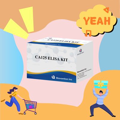Κιτ ELISA CA125 Υψηλής Ευαισθησίας με 96 Δοκιμές και Χρόνο Δοκιμασίας 1 ώρα για Ακριβή Διάγνωση Καρκίνου