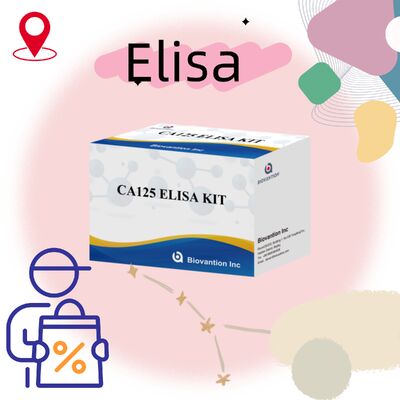 Κιτ ELISA CA125 Υψηλής Ευαισθησίας με 96 Δοκιμές και Χρόνο Δοκιμασίας 1 ώρα για Ακριβή Διάγνωση Καρκίνου