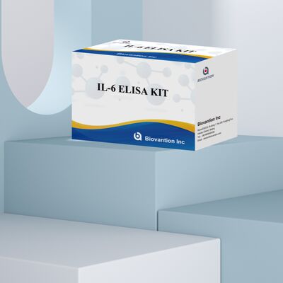 IL-6 Interleukin-6 Human ELISA Kit με 99% ακρίβεια 24 μήνες διάρκεια ζωής και 96 δοκιμές/ Kit