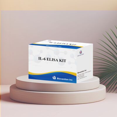 IL-6 Interleukin-6 Human ELISA Kit με 99% ακρίβεια 24 μήνες διάρκεια ζωής και 96 δοκιμές/ Kit